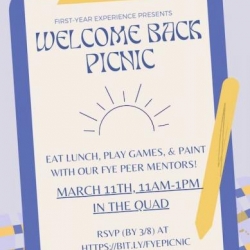 Flyer for welcome back picnic
