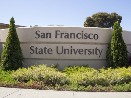 SF State sign